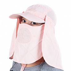 抗UV遮陽休閒帽(臉/肩頸部防曬設計)