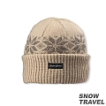 3M防風透氣保暖羊毛帽(雪花摺邊) 