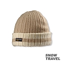 3M防風透氣保暖羊毛帽(條紋摺邊) 