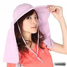 抗UV透氣護頸遮陽圓盤帽