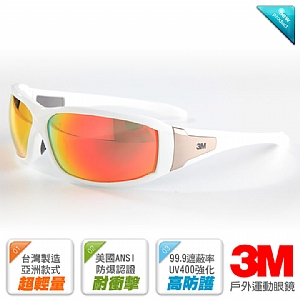 3M 經典寬版戶外運動眼鏡METAL