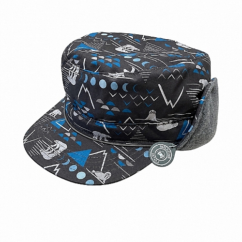 兒童抗UV防風保暖刷毛兩用遮耳帽Kids Cap